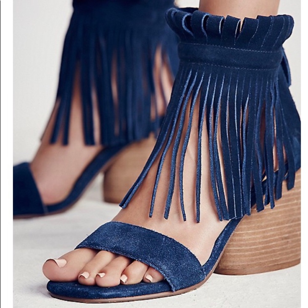 Free People Morgan Fringe Heel